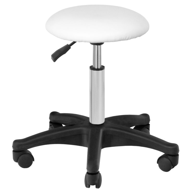 Levně ACTIVESHOP Kosmetický taburet AM-312 - bílý