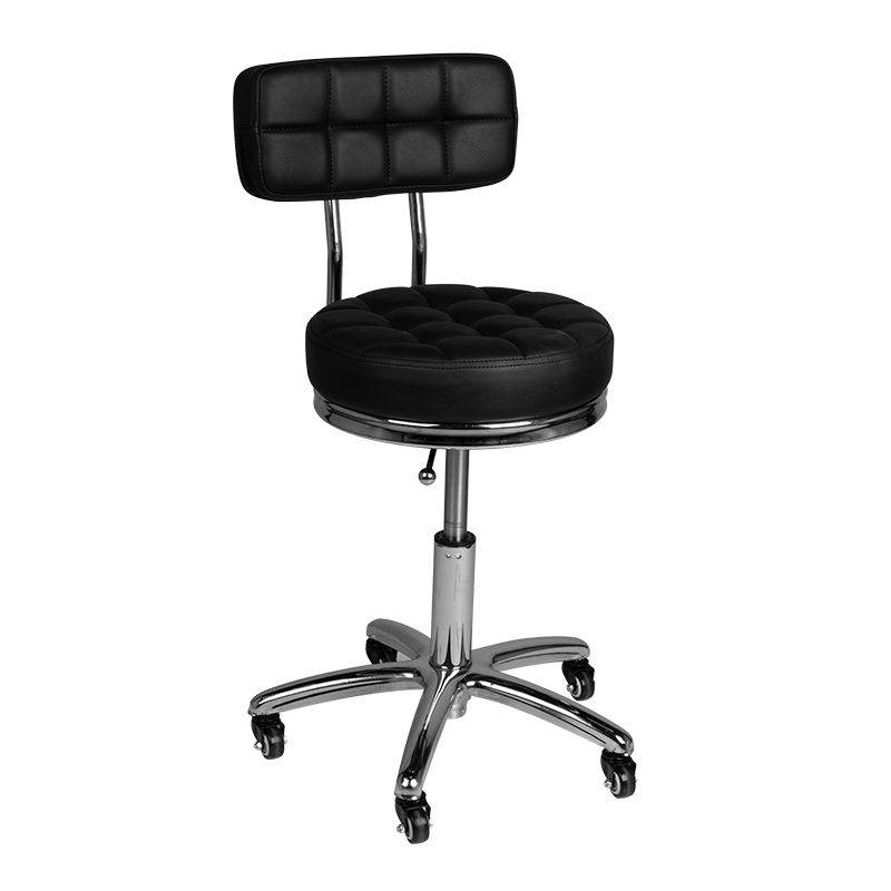 ACTIVESHOP Kosmetický taburet AM-877 - černý