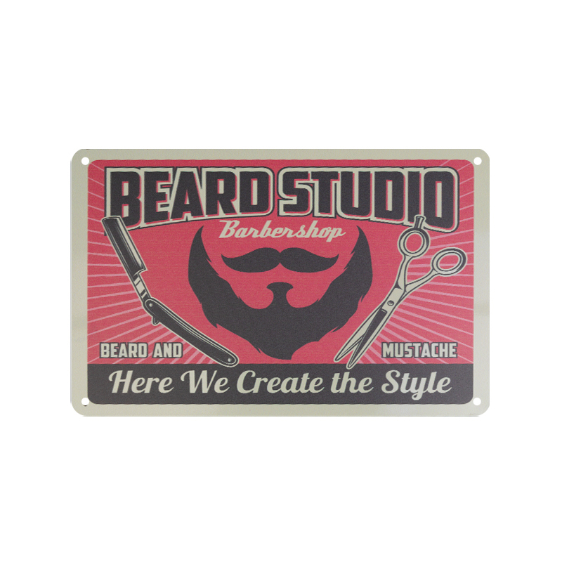 ACTIVESHOP Dekorační tabule BARBER B003