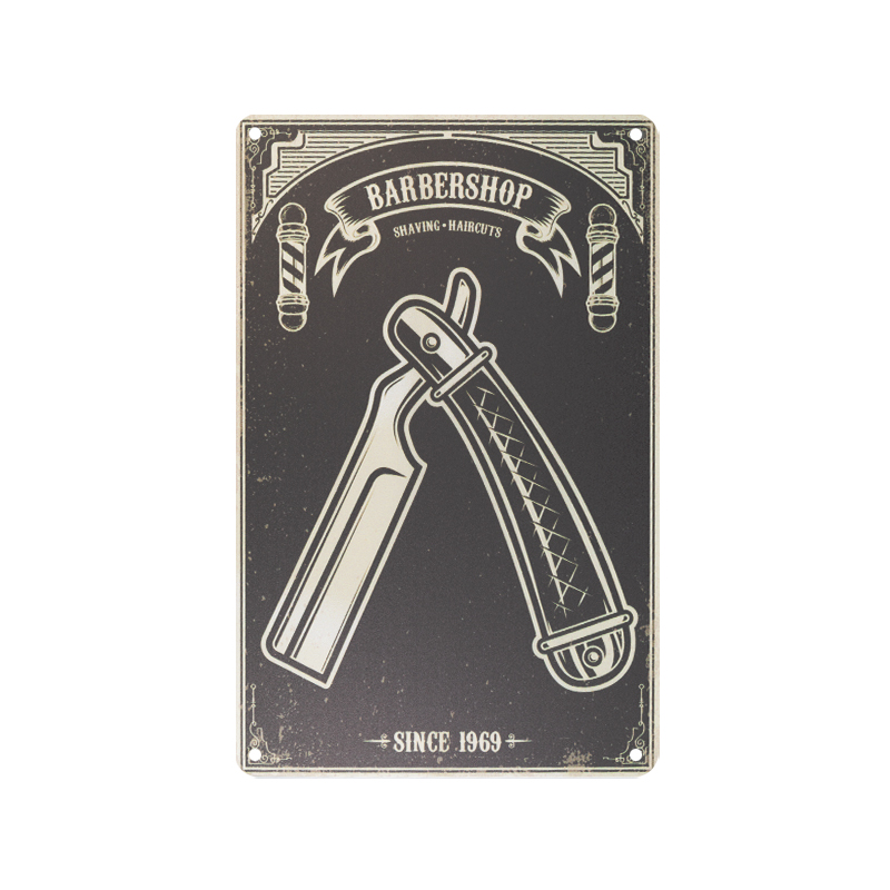 ACTIVESHOP Dekorační tabule BARBER B048