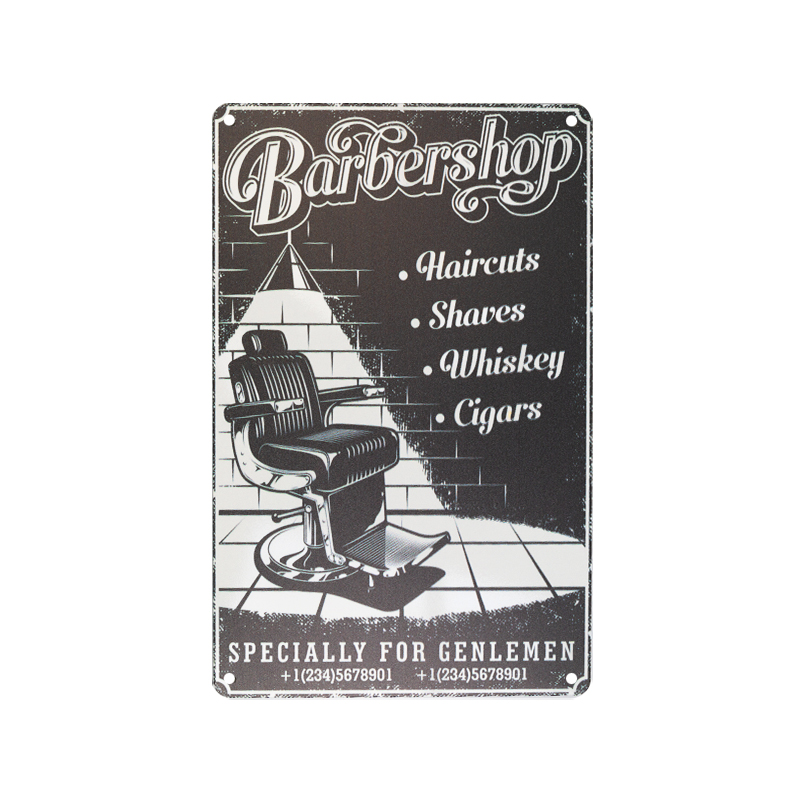 ACTIVESHOP Dekorační tabule BARBER B053