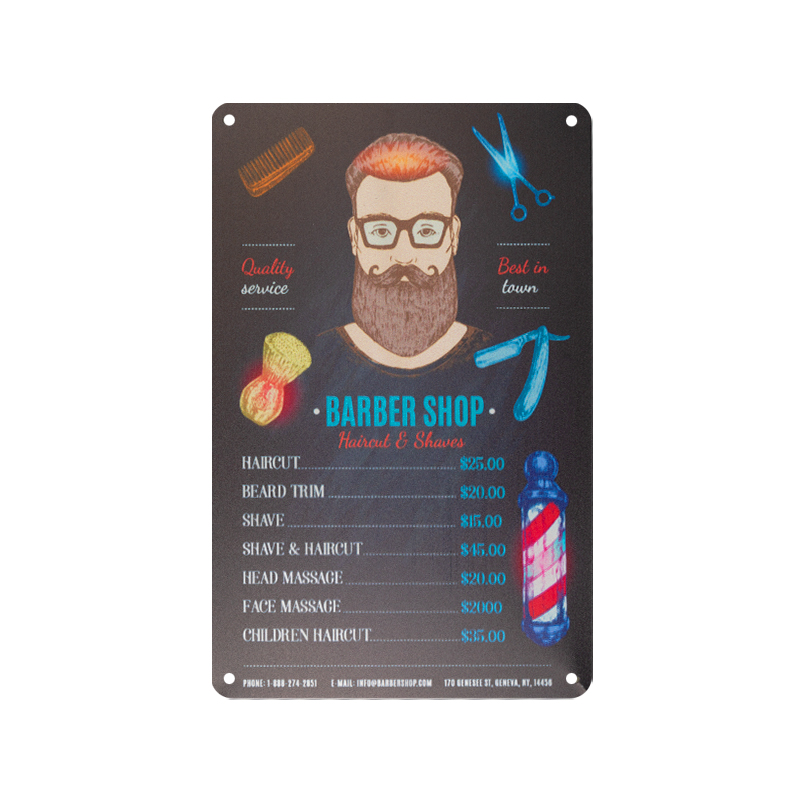 ACTIVESHOP Dekorační tabule BARBER B060