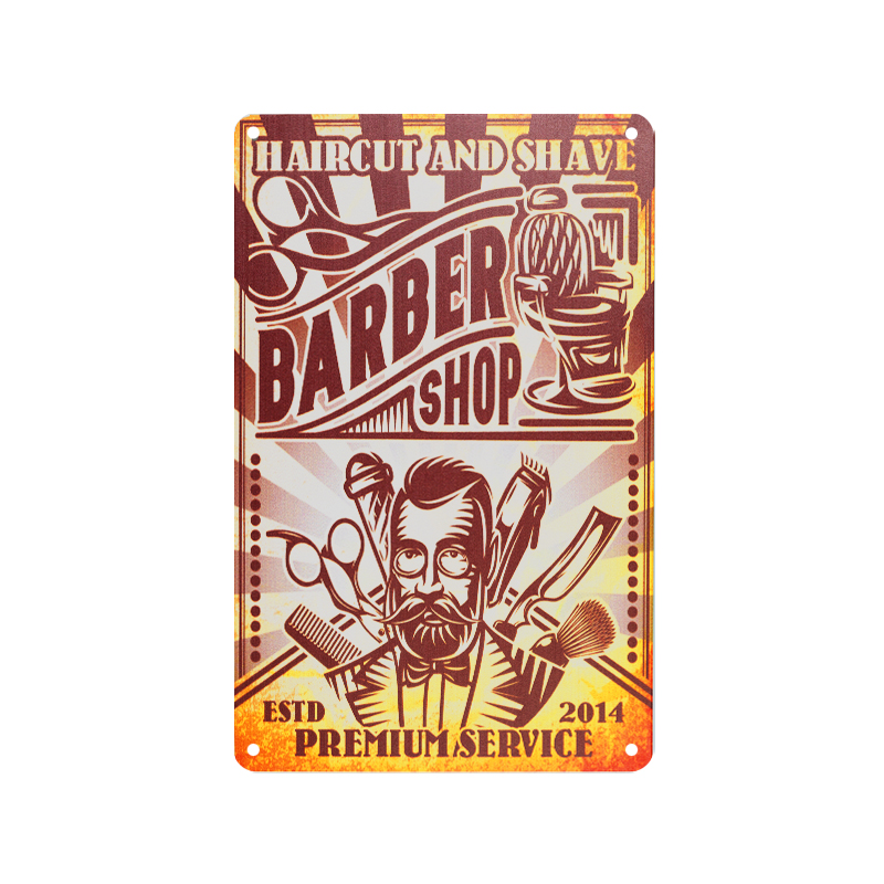 ACTIVESHOP Dekorativní tabule BARBER B073