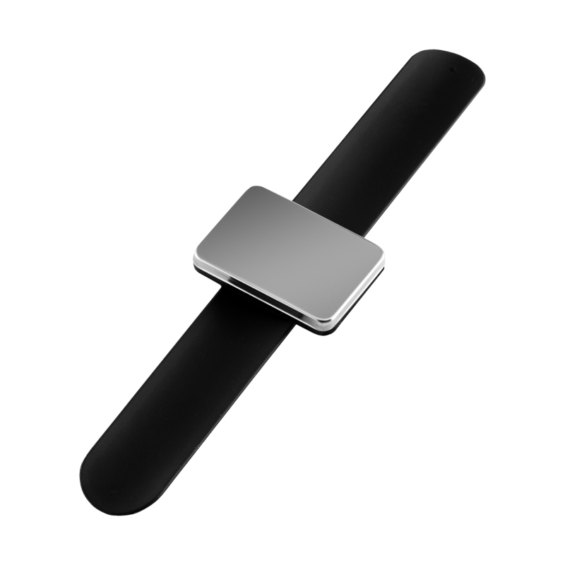 ACTIVESHOP Magnetický náramek na sponky - černý