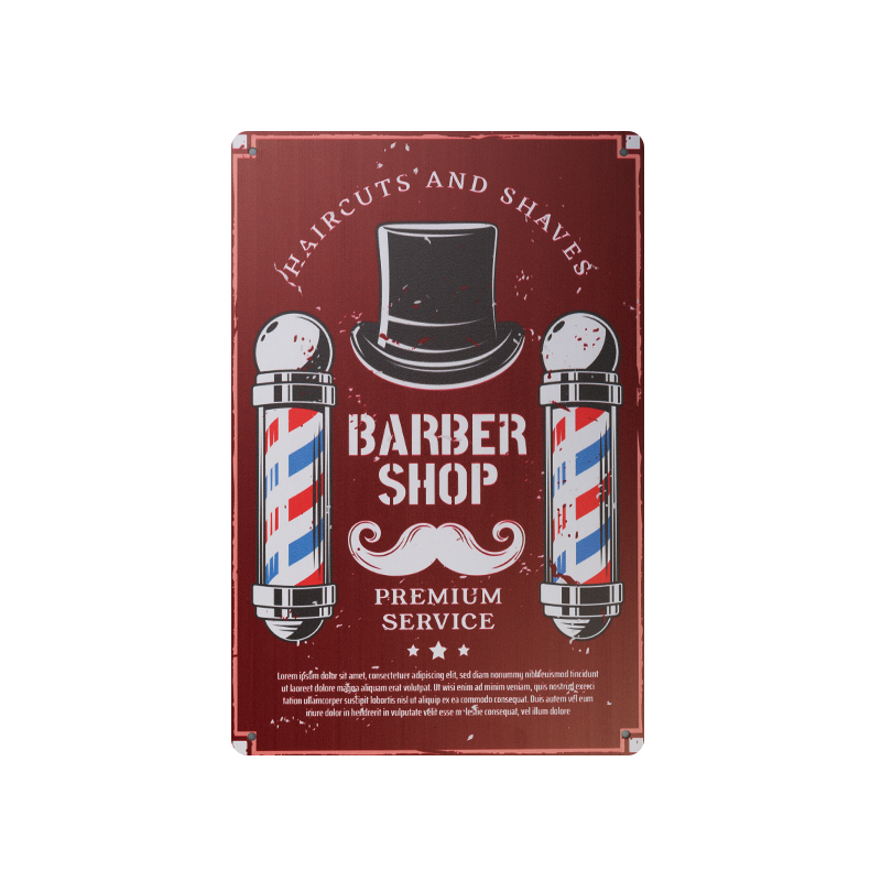 ACTIVESHOP Dekorační tabule BARBER B030