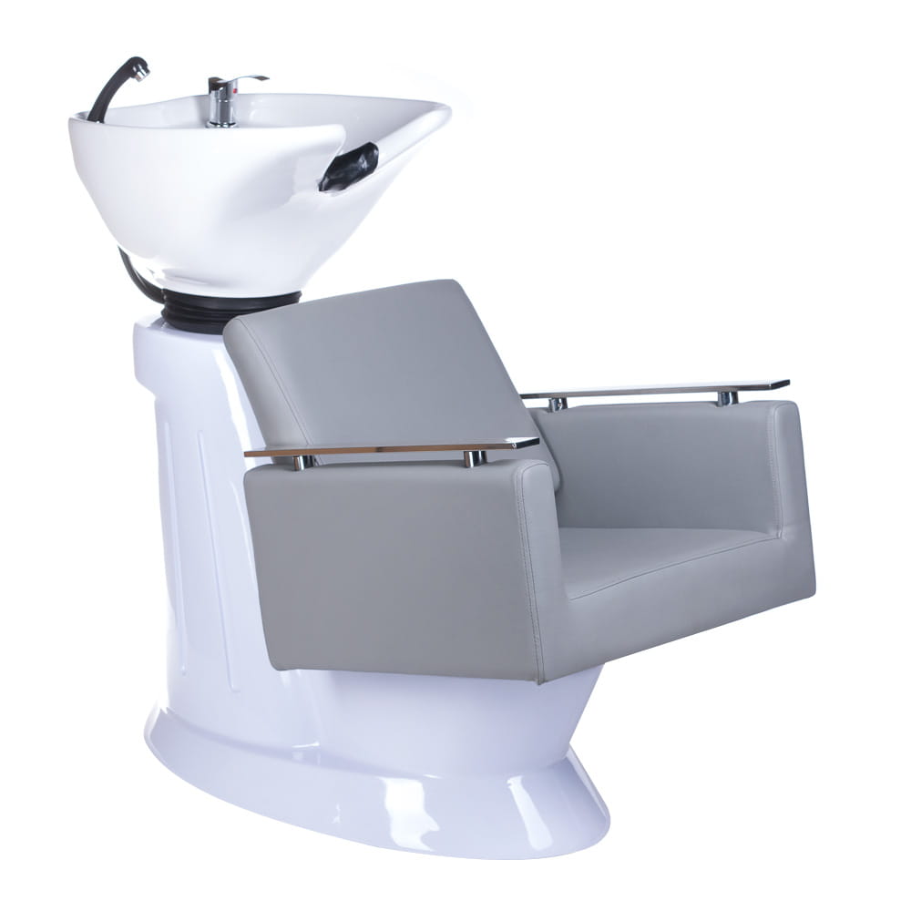 Barbiero Kadeřnický mycí box MILO BH-8025 - světle šedý