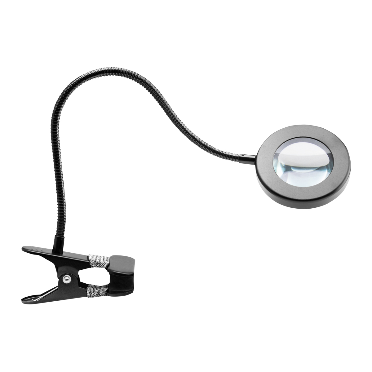 ACTIVESHOP LED LAMPA SNAKE RING STOLNÍ ČERNÁ