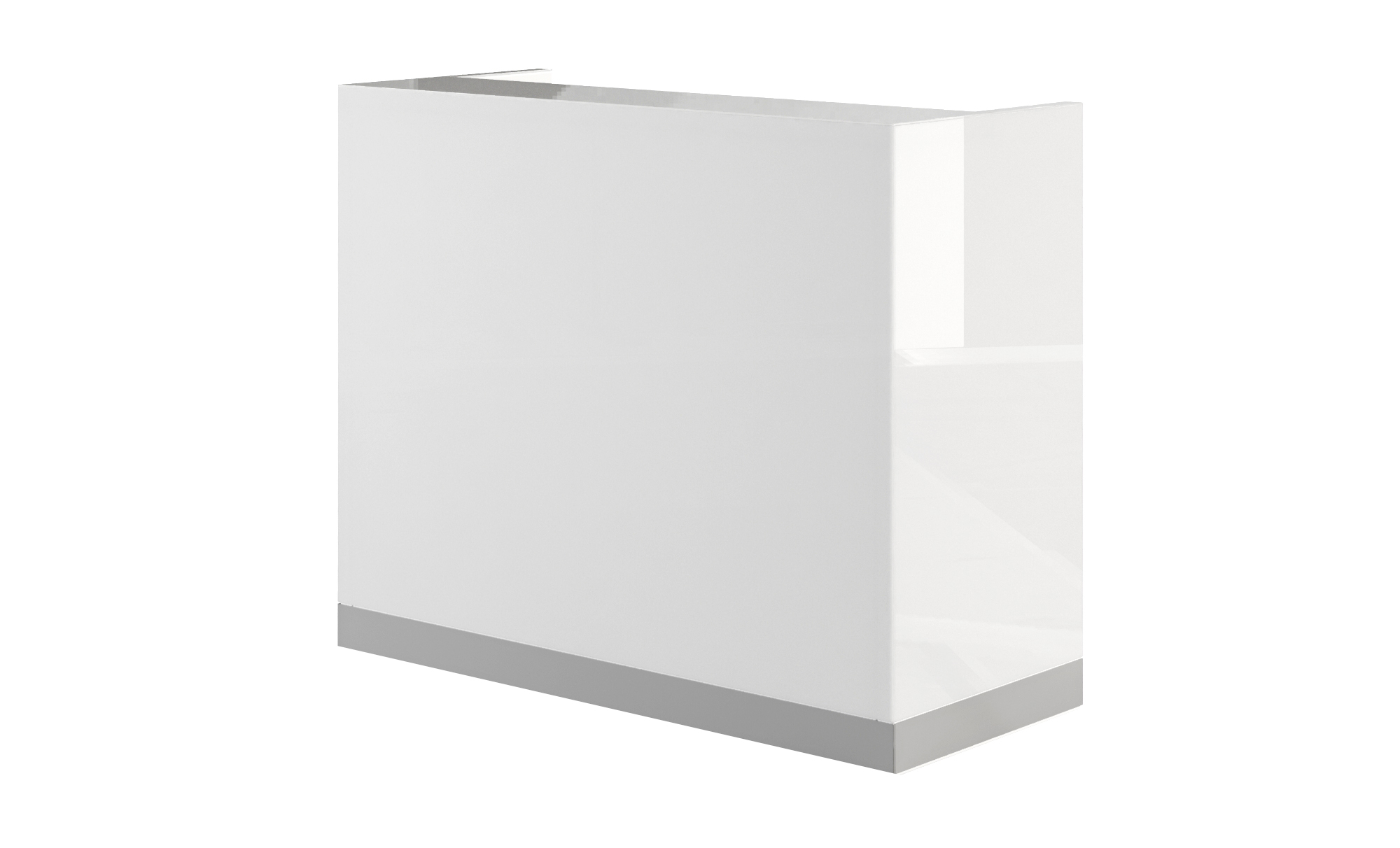 Recepce Lacobel bílá 120 cm