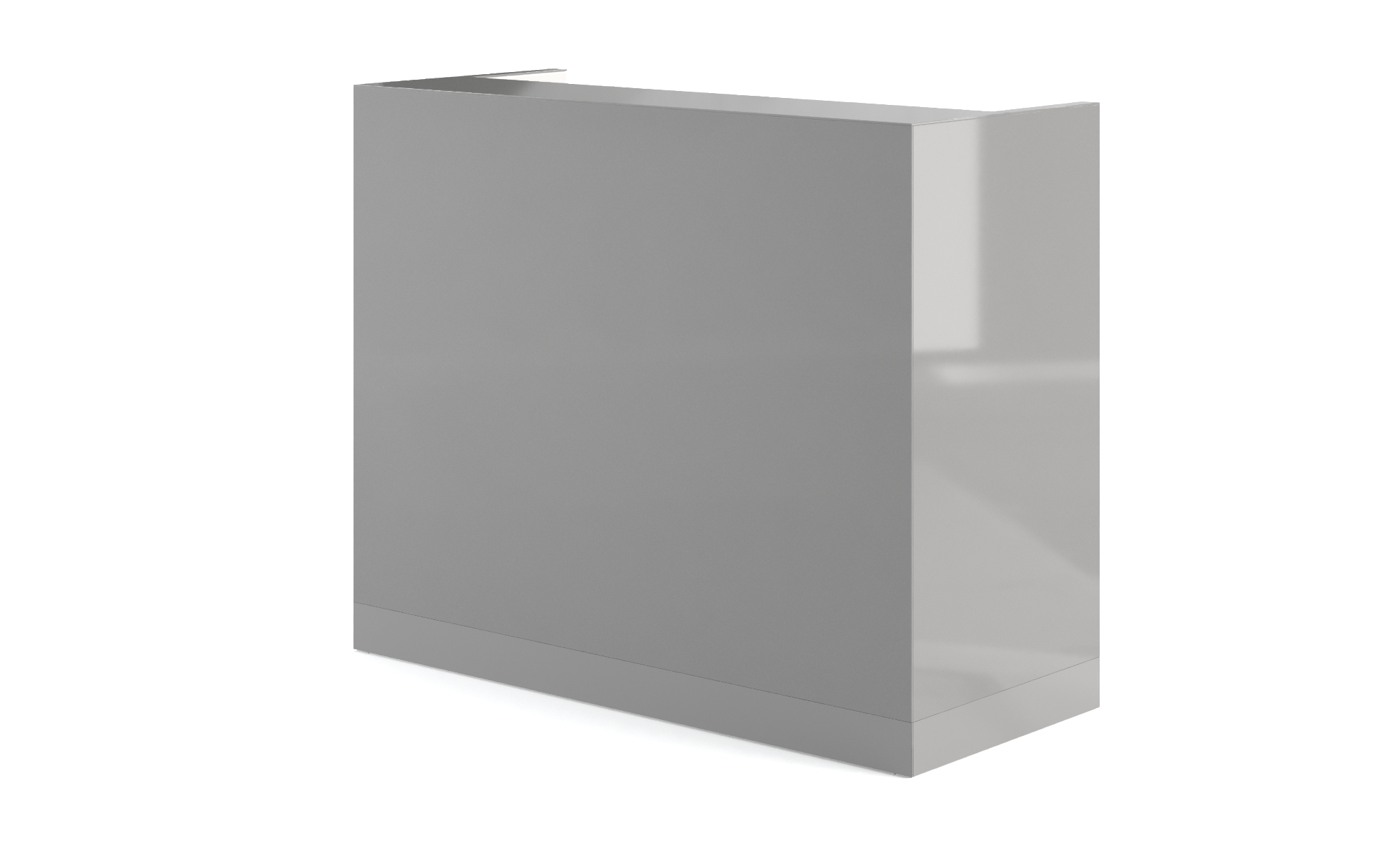 Recepce Lacobel šedá 140 cm