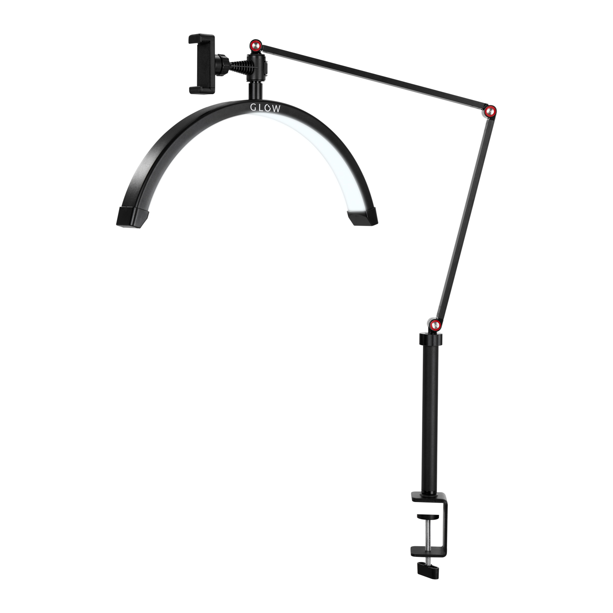 ACTIVESHOP Kosmetická lampa s úchytem Glow MX3, černá