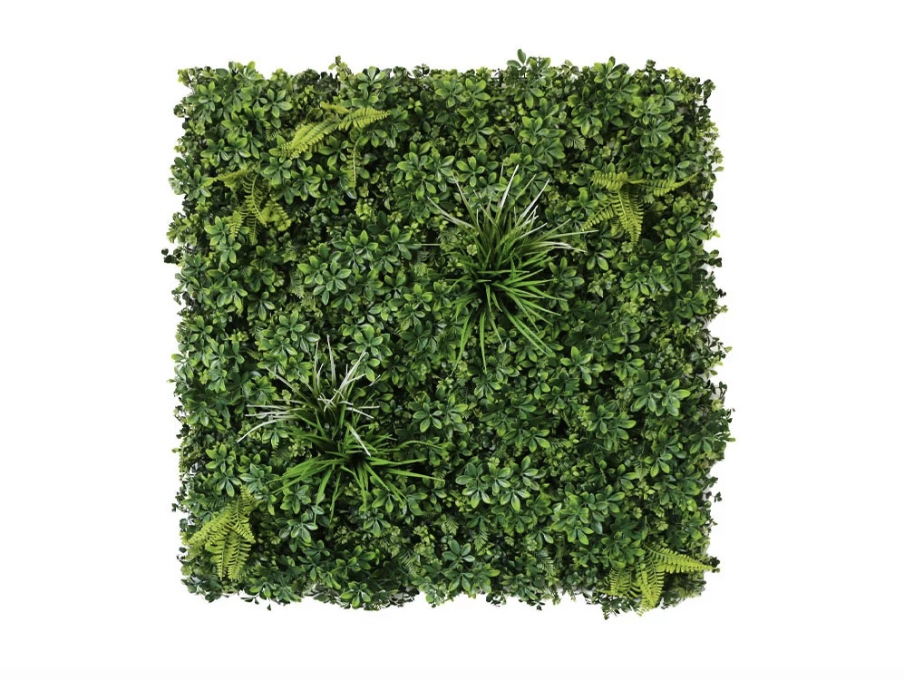 Umělý květinový panel Vegetatie schefflera 100x100cm