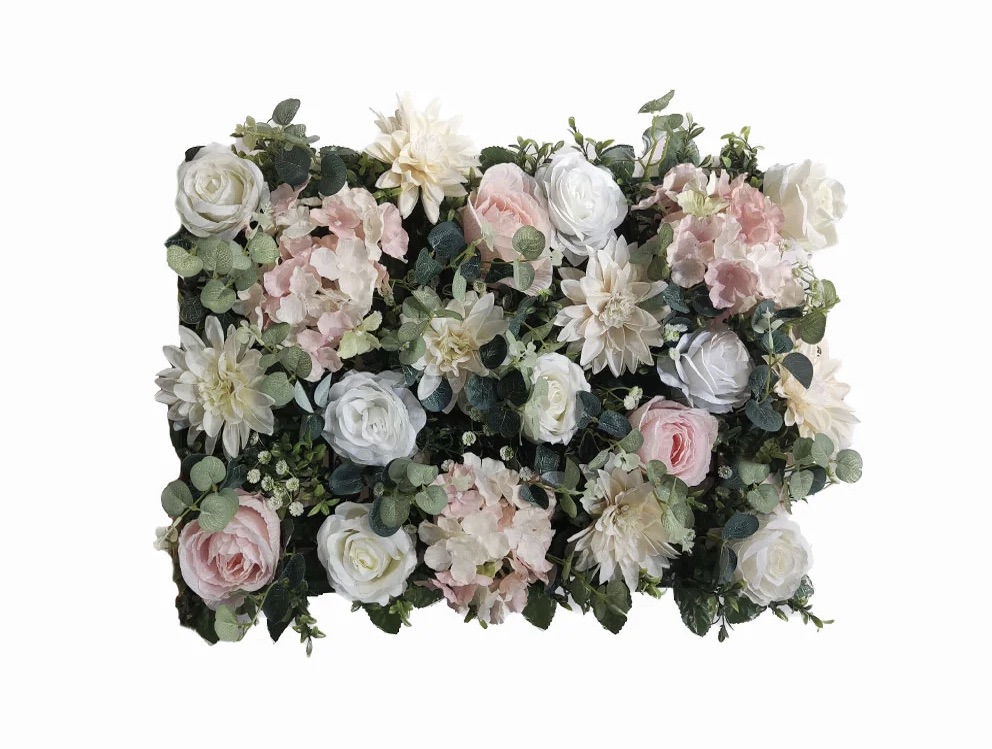 Umělý květinový panel Rose 3 40x60cm