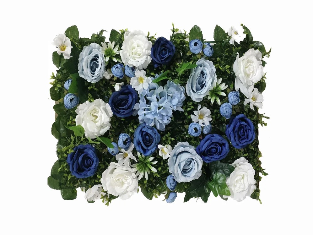 Umělý květinový panel Rose 7 40x60cm