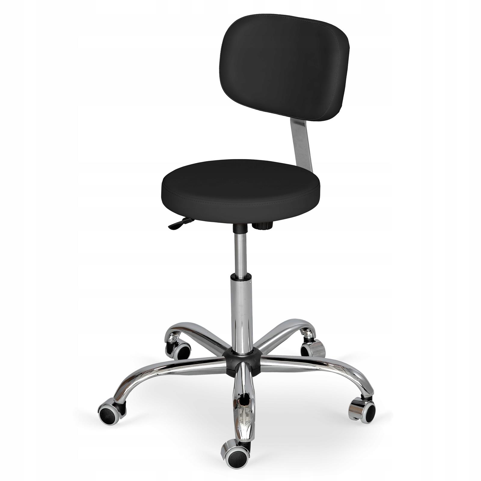 Levně SIMPLY Kosmetický taburet K015 černý