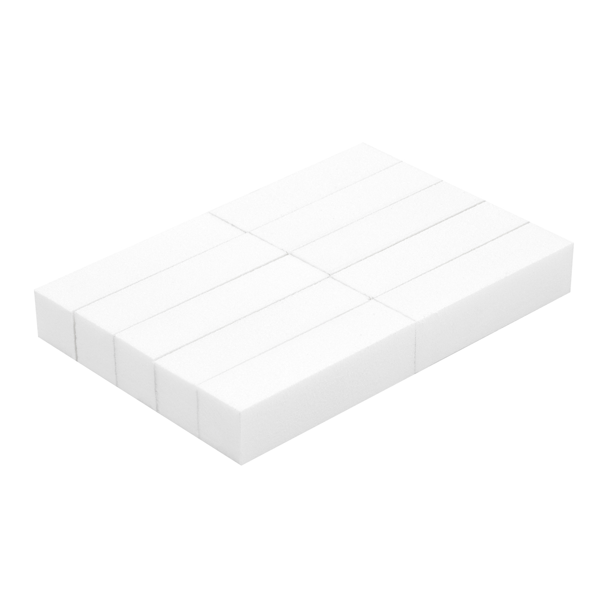 ACTIVESHOP Ocho Nails Bílý blok 10 ks.