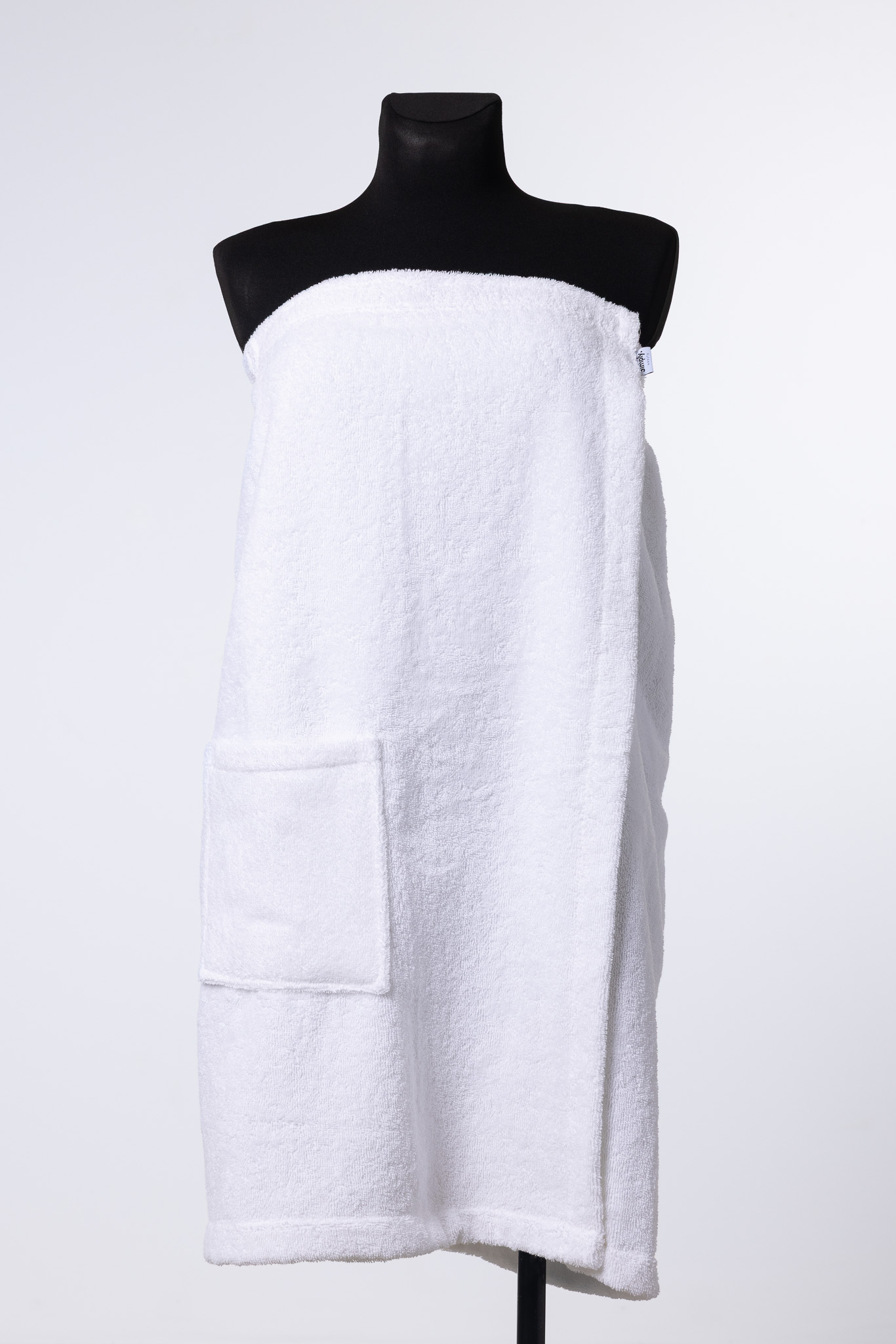 Levně Head spa kilt s kapsou - bílý