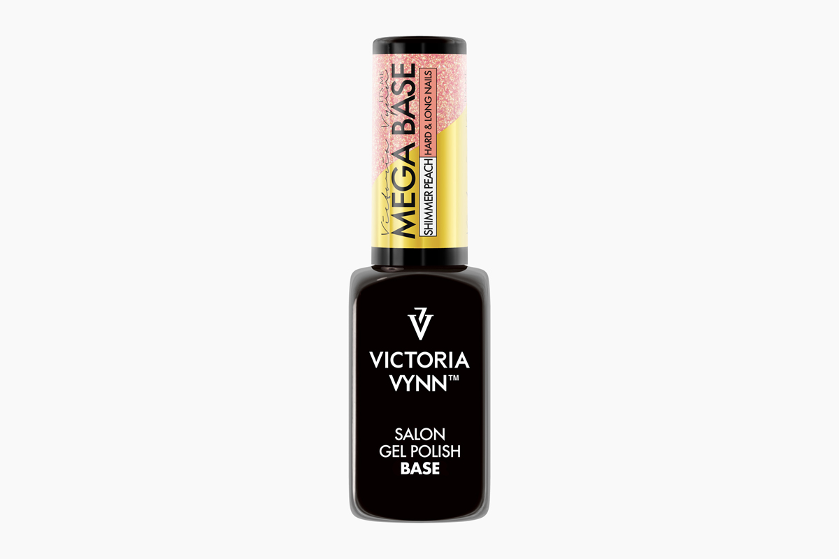 VICTORIA VYNN Podkladová báze MEGA BASE Shimmer Peach 8 ml