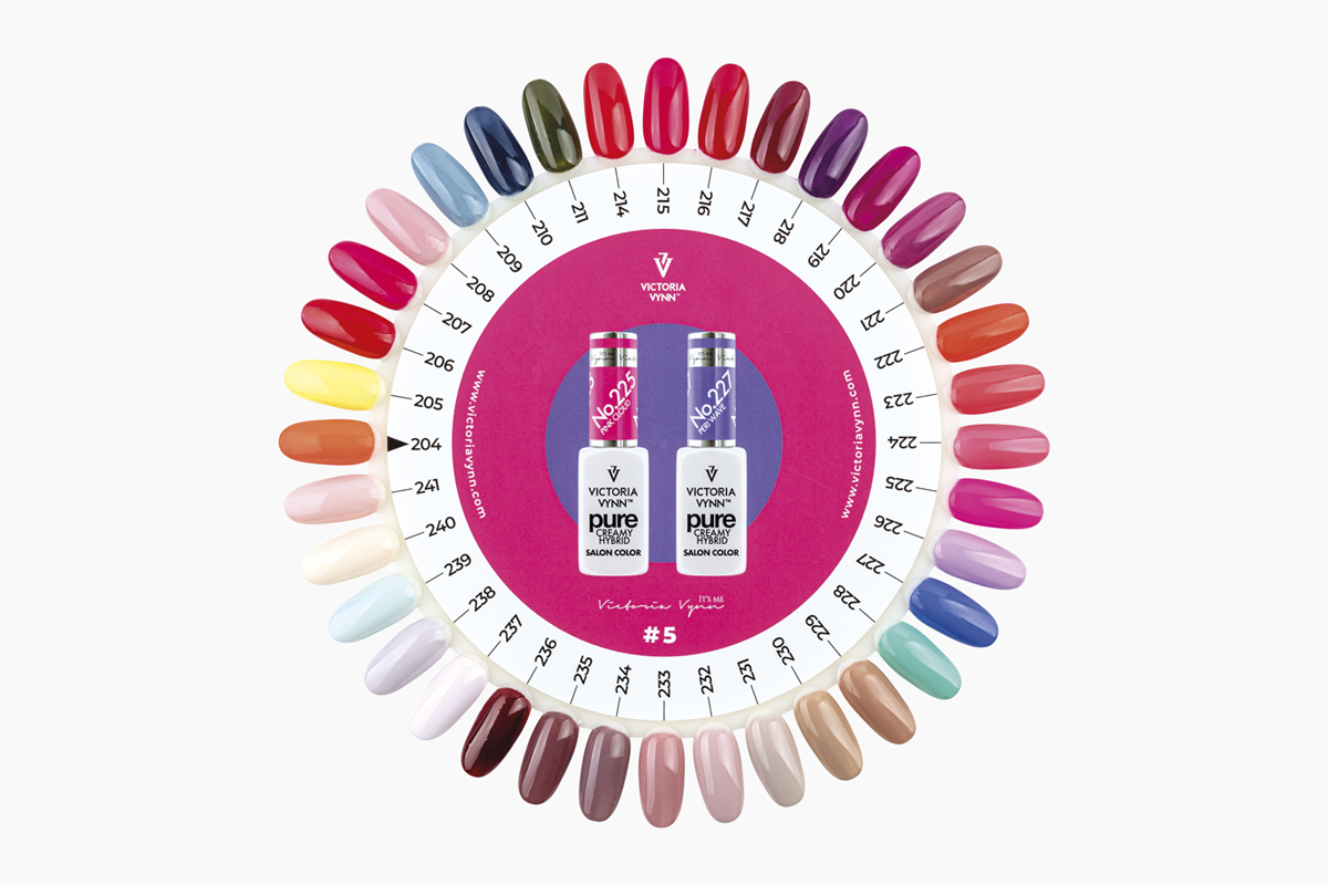 Victoria Vynn Color Chart 05 – Pure Creamy Hybrid 204–241 je ...