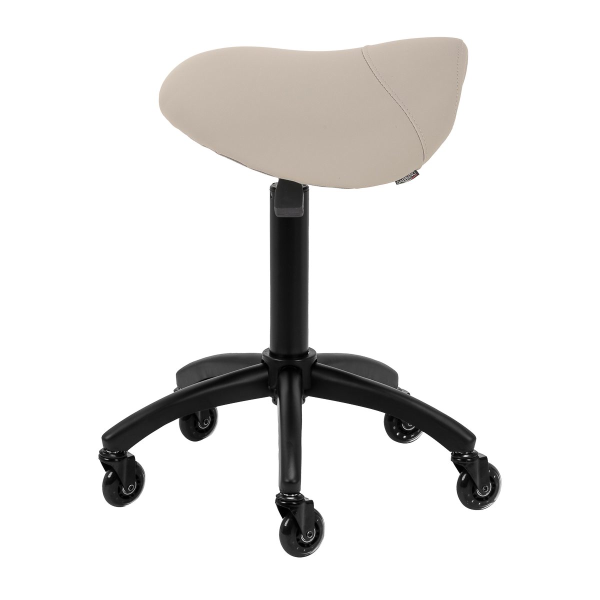 Kosmetický taburet Saddle One – béžový (obrázek 3)