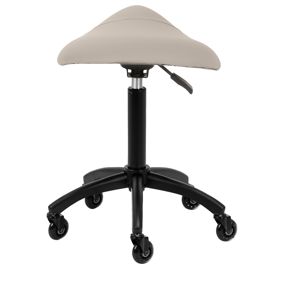 Kosmetický taburet Saddle One – béžový (obrázek 4)
