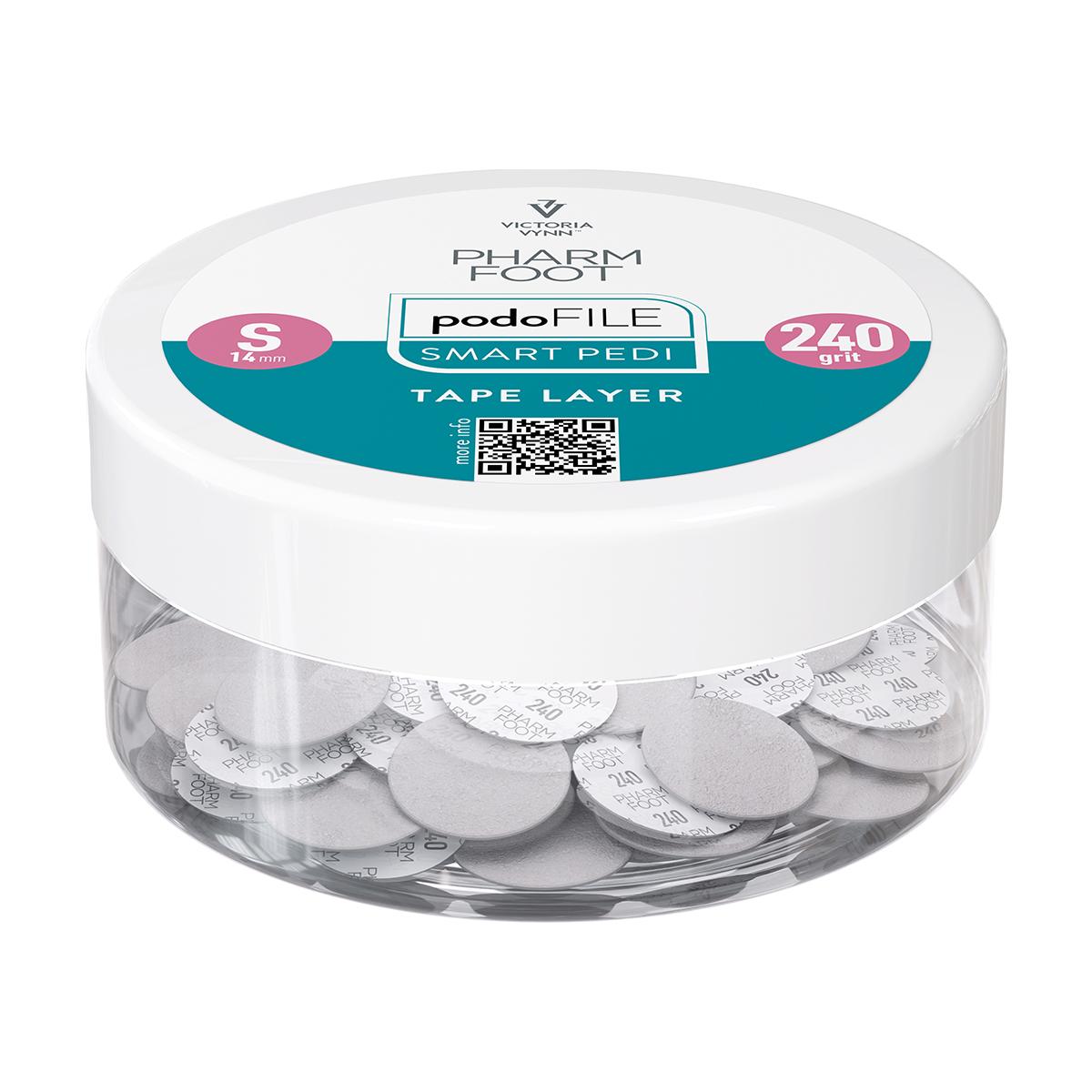 PODO FILE TAPE LAYER 240, S JEDNORÁZOVÉ PILNÍKY PRO PODO DISC