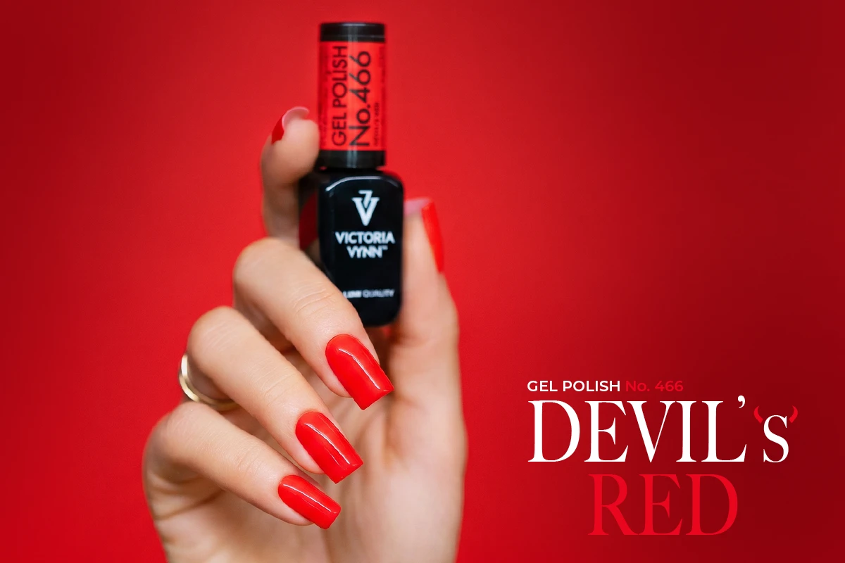 Victoria Vynn Gel lak 466 Devil's Red 8 ml (obrázek 3)