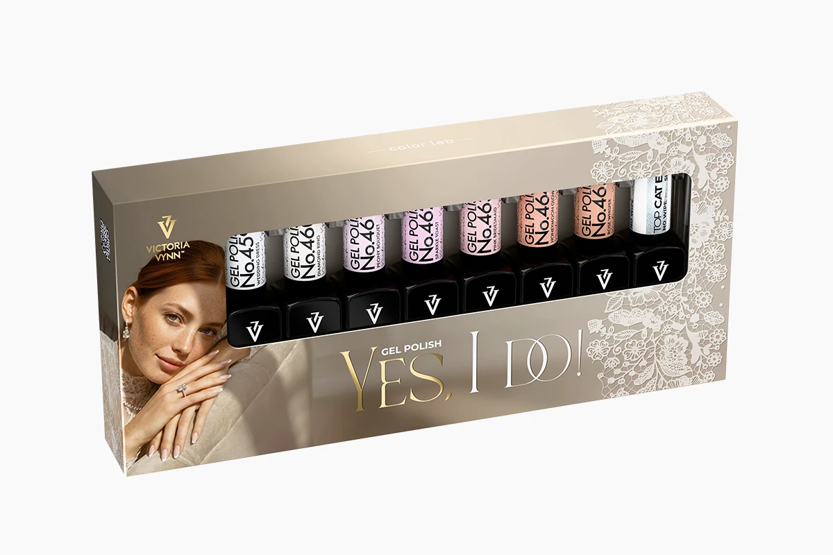 VICTORIA VYNN Sada 8ks gel laků YES, I DO! 459-465 + Top Cat Eye
