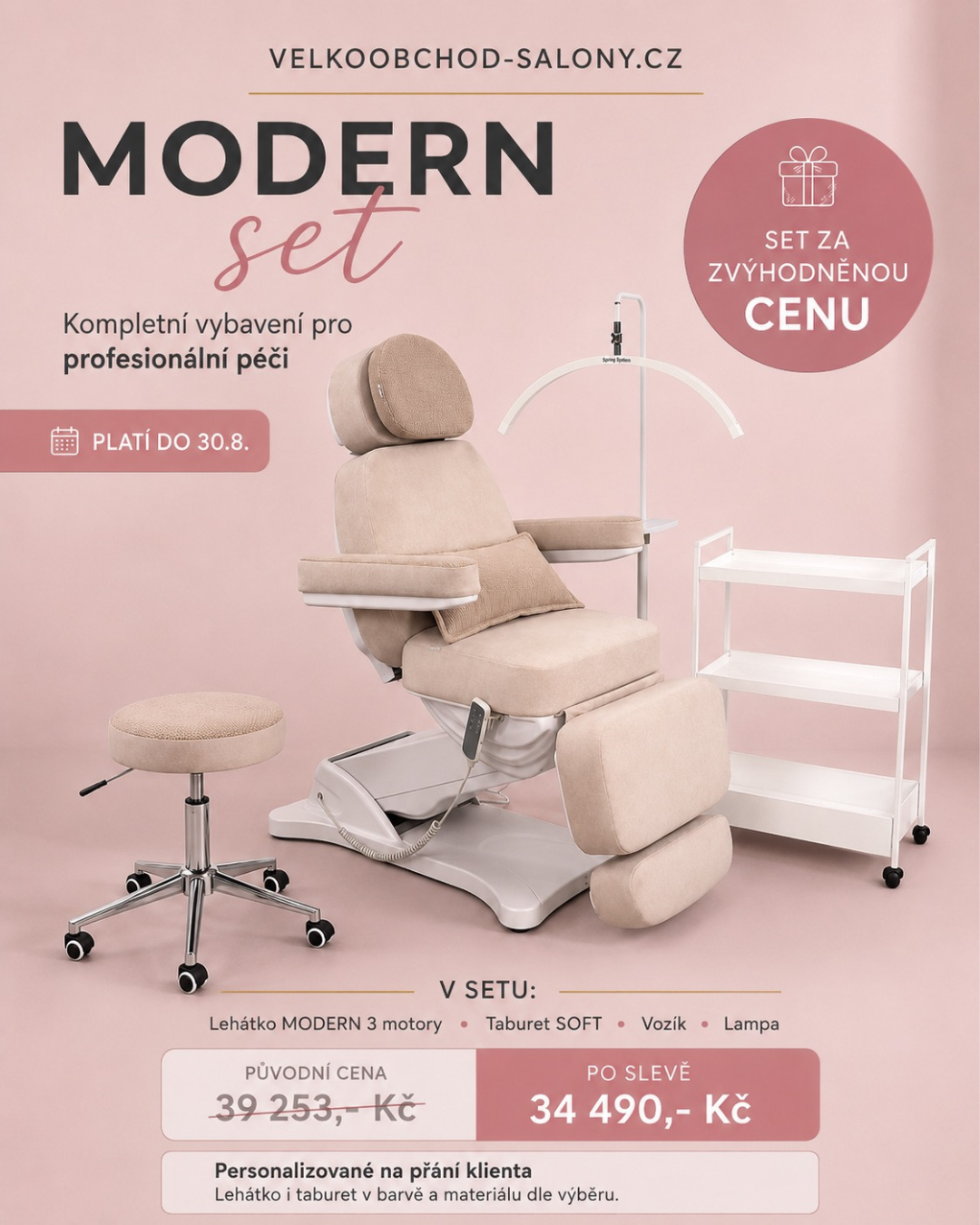 AKCE! Lash style set Modern Barva: 1, Podstava: černá