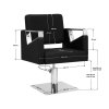Kadeřnické křeslo GABBIANO VILNIUS černý