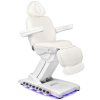 Elektrické kosmetické lehátko AZZURRO 872 EXCLUSIVE 4 Motory vyhřívané - bílé