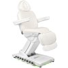 Elektrické kosmetické lehátko AZZURRO 872 EXCLUSIVE 4 Motory vyhřívané - bílé