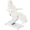 Elektrické kosmetické lehátko AZZURRO 872 4 Motory - bílé