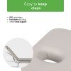 eng po VIGO 2 Stationary massage table with adjustable backrest light gray 2593 6