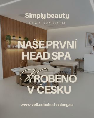 ✨ Naše první Head Spa. Vyrobeno v Česku. ✨ Představujeme Simply Beauty – Head Spa Calm 🧖🏼‍♀️ Naše první Head Spa lehátko...