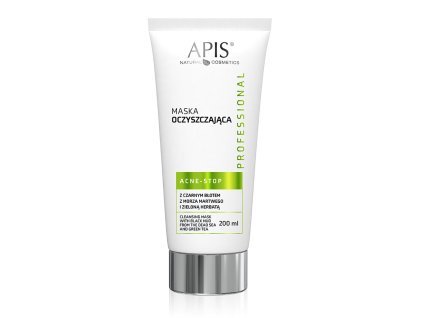 APIS Acne-Stop čistiaca maska s čiernym bahnom 200ml