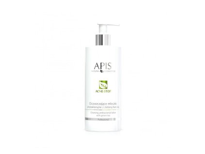 APIS Acne-Stop čistiace antibakteriálne mlieko. so zeleným čajom 500ml