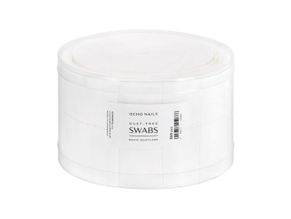 Bezprašné bavlnené tampóny na nechty v Akryl obale 500ks