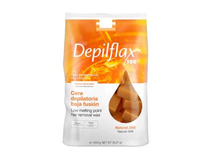 DEPILFLAX Tvrdý depilačný vosk 1KG NATURAL