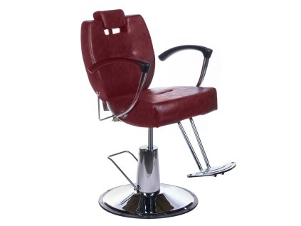 Holičské kreslo HEKTOR BH-3208 Cherry