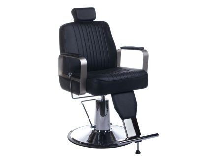 Kadernícke Barber kreslo HOMER BH-31237 čierna