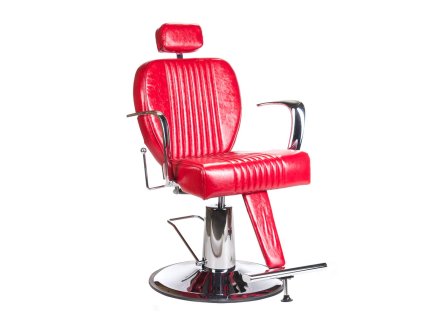 Holičské kreslo OLAF BH-3273 Red