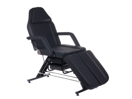 Kozmetické kreslo so zásobníkmi BW-263 čierne