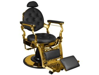 GABBIANO Kadernícke BARBER kreslo GIULIO Zlato - čierne