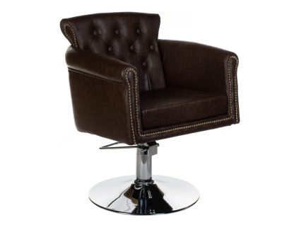 Kadernícke kreslo ALBERTO BH-8038 - hnedé