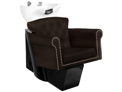 Kadernícke kreslo GABBIANO BERLIN hnedý