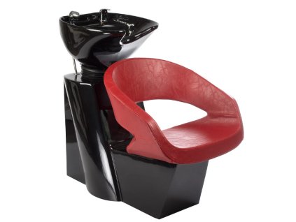 Kadernícky umývací box Paolo BH-8031 - červený