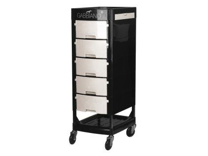 Kadernícky vozík GABBIANO FT65 BLACK / WHITE
