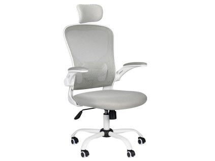 Kancelárska stolička MAX COMFORT 73H bielo-šedá - OUTLET
