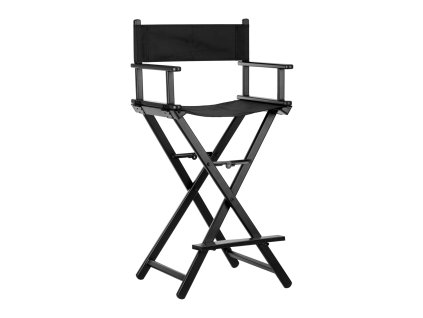 Make-up skladacie stoličky ALU - čierna