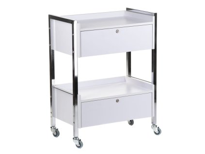 Kozmetický vozík so zásuvkami BD-6004 biela